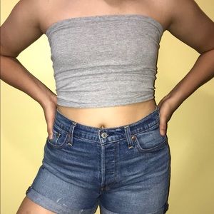 🌪light grey tube top🌪
